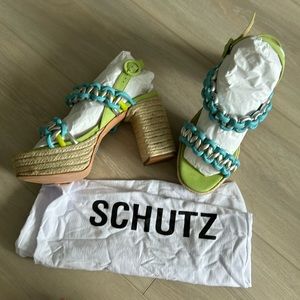 Brand New! Schutz Multicolored Sandals